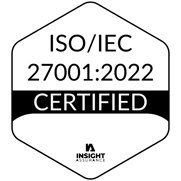 Selo de certificação ISO/IEC 27001:2022